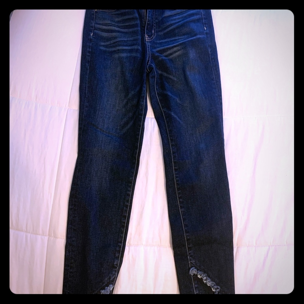 American Eagle Outfitters SUPER HI RISE CROP JEG